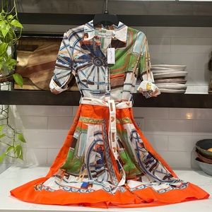 Dizzy Lizzy Ms Maisel Dress Wagon Wheel **rare